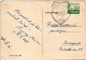 1958 Győr, Kazinczy Ferenc Leánygimnázium 1908-1958 + "50 éves a Kazinczy Ferenc Leánygimnázium...