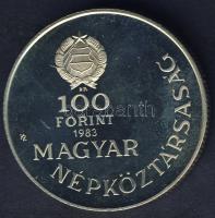1983. 100Ft "Széchenyi" T:PP Eredeti tokban, tanúsítvánnyal!