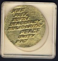 1985. "Moszkva" zománcozott emlékérem T:1 Eredeti díszdobozban!