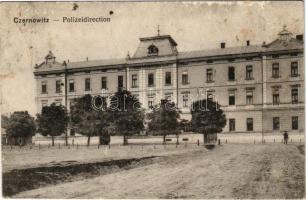 1916 Chernivtsi, Czernowitz, Cernauti, Csernyivci; K.u.K. Polizeidirection / Austro-Hungarian Police Directorate (wet damage)