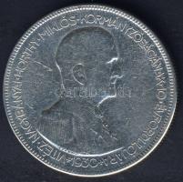 1930. 5P Ag "Horthy jobbra" T:3