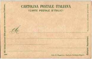 Costumi Napoletani / Neapolitan fruit vendor, Italian folklore. Edit. E. Ragozino 2688