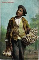 Costumi Napoletani / Neapolitan boy, Italian folklore. Edit. E. Ragozino 2672. (EK)