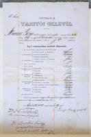 Tartalmas, érdekes anyag, benne illetékbélyegek és okiratok, korabeli fényképek stb. régi nagy alakú...