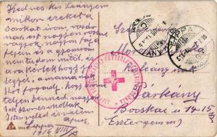 1916 Ha megállok az utcán: kacsintanak a lányok...  Magyar humoros katonai lap gyerekekkel / WWI K.u...