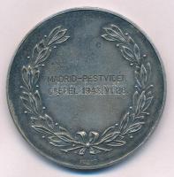 1943. "Weiss Manfred Vállalatok Testedző Köre" ezüstözött Br emlékérem, hátlapján "Ma...