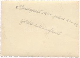 1942 Budapest XI. Szent Gellért hullámfürdő terasza. photo (8,3 x 6 cm)