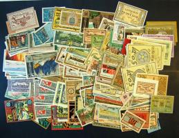 Német Birodalom/Weimari Köztársaság óriás szükségpénz (bankjegy) tétel, 1272db, kevés duplával T:I (...