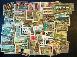 Német Birodalom/Weimari Köztársaság óriás szükségpénz (bankjegy) tétel, 1272db, kevés duplával T:I (...