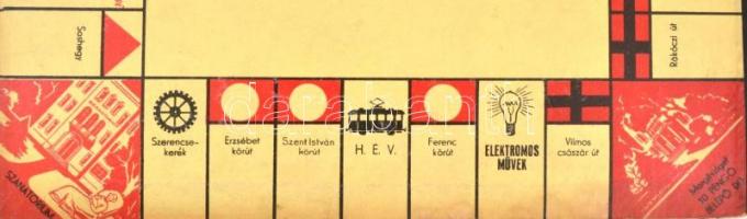 Régi Capitaly társasjáték, leírással, bábukkal