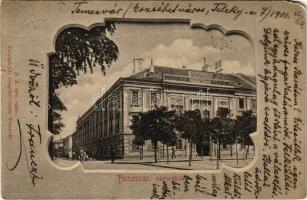 1901 Temesvár, Timisoara; Városháza. Polatsek kiadása / town hall (EM)