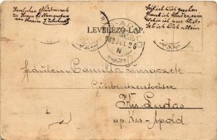 1902 Segesvár, Schässburg, Sighisoara; látkép, templom. Vándory kiadása / general view, church (ázot...