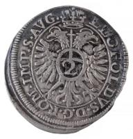 Német Államok / Augsburg 1694. 2kr Ag "I. Lipót" (1,24g) T:2 patina
German States / Augsb...