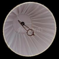 Herendi indiai kosár mintás porcelán lámpa, búrával, kézzel festett, jelzett, hibátlan, m: 36 cm + b...