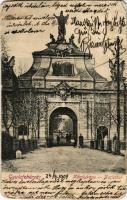 1904 Gyulafehérvár, Karlsburg, Alba Iulia; Károly-kapu. Weisz B. kiadása / Karlstor / castle gate (EM)