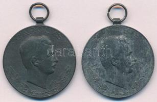 1918. Sebesültek Érme cink kitüntetés mellszalag nélkül (2x), peremen W&A 1918 gyártói jelzéssel. Szign.: R. Placht T:2 Hungary 1918. Wound Medal zinc decoration without ribbon (2x), W&A 1918 makers mark on edge. Sign.: R. Placht C:XF NMK 328.