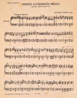 1941 Honvéd ejtőernyős induló. Nagyenyedi Borsos Miklós verse és Ruszinkó Nándor zenéje alapján. Bp....