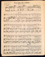 cca 1920 Messze fenn, túl a határon. Szövegét írta: Füredi-Gózon Sándor. Zenéjét szerezte: Lengyel M...