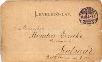 1899 Belényes, Beius; Görög katolikus fiú internátus, templom. Sonnenfeld Adolf 919. / Greek Catholi...