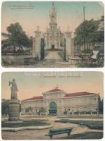 Cochinchina, Thu Dau Mot - 4 pre-1945 postcards