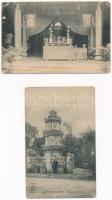 Cochinchina, Thu Dau Mot - 4 pre-1945 postcards