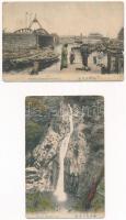 Kobe, Yokohama; - 2 pre-1945 postcards