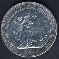 1907. 5K Ag "Koronázási évforduló" T:2/3+