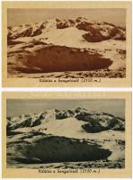 Radnai-havasok, Muntii Rodnei; Gargaló / Varful Gargalau - 2 db régi képeslap / 2 pre-1945 postcards