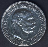 1907. 5K Ag "Koronázási évforduló" T:2/3+