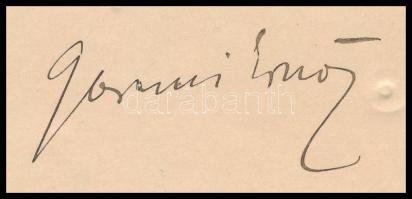 1911 Garami Ernő (1876-1935) szociáldemokrata politikus, az őszirózsás forradalom alatt a Károlyi ko...