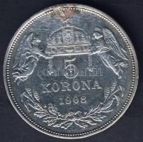 1908. 5K Ag T:3 k. kis ph.