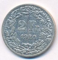 Svájc 1921. 2Fr Ag T:2-  Switzerland 1921. 2 Francs Ag C:VF  Krause KM#21