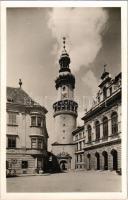 Sopron, Várostorony, írógép vállalat. Diebold-Gruber Foto