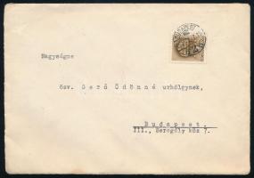 1940 Kriszhaber Adolf (1862?-1944) a budai izr. hitközség elnökének, szabadkőművesnek autográf aláír...