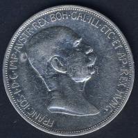 Ausztria 1908. 5K Ag "Jubileum" T:3