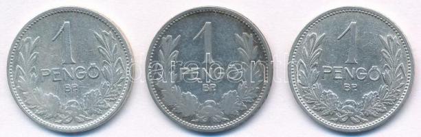 1926-1927. 1P Ag (3x) T:2-
Adamo P6