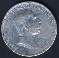 Ausztria 1908. 5K Ag "Jubileum" T:3