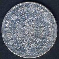 Ausztria 1909. 5K Ag T:3