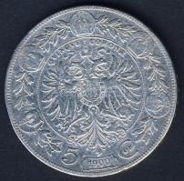 Ausztria 1900. 5K Ag T:3