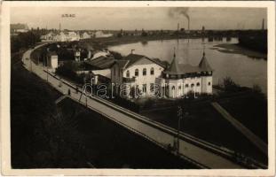 1932 Arad, Maros folyó partja / Mures riverside. photo (Rb)