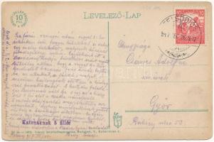 1917 Pozsony, Pressburg, Bratislava; Dunasor, uszály. Vasúti Levelezőlapárusítás 22. sz. 1916 / Danu...