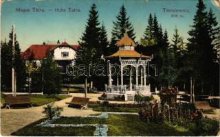 Tátralomnic, Tatranská Lomnica (Magas Tátra, Vysoké Tatry); bazár, pavilon / bazaar, pavilion  (fl)