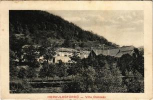 1922 Herkulesfürdő, Baile Herculane; Villa Dobosán / villa