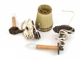 2 db bronz falikar búrával