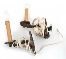 2 db bronz falikar búrával