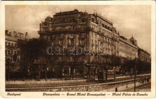 Budapest V. Hotel Donaupalast, Dunapalota Ritz szálloda, villamos (EB)