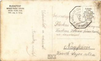1941 Budapest, Nemzetközi Vásár, M. Kir. Posta Rádió Üzenetek, Studió, Mercur Művek, Nyugot + So. St...