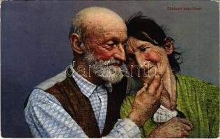 1923 Costumi napolitani / old Neapolitan couple, Italian folklore. Edition Guggenheim & Co. (EK)