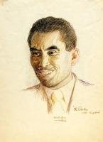 1960 Ék Sándor (1902-1975): 3 rajz a Bagdad sorozatból, ceruza, papír