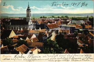 1907 Zimony, Semlin, Zemun; látkép. Mehner & Maas 7793. / general view (Rb)